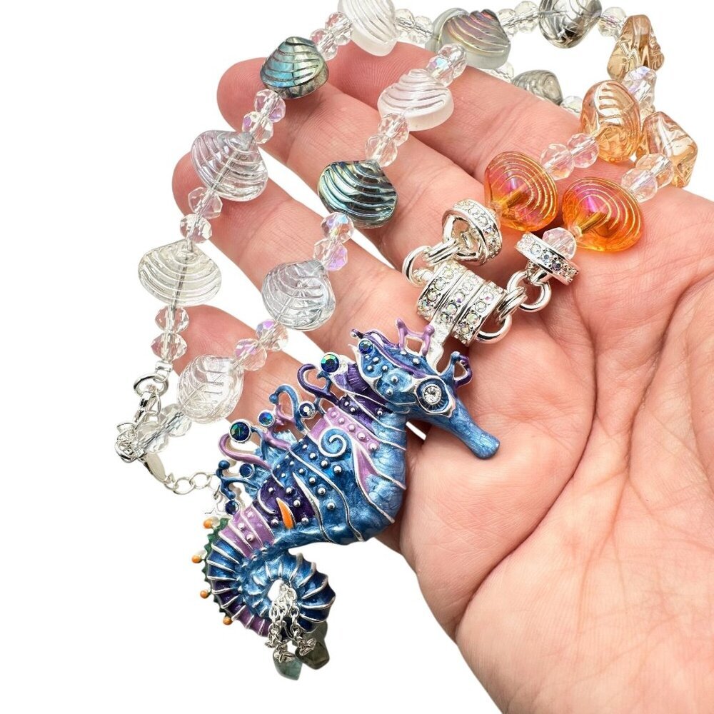 Kirks Folly Multicolor Seahorse Necklace